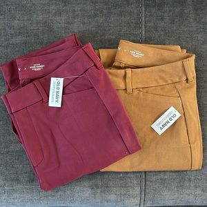Old Navy Bundle of 2, Size 8 High-Rise Pixie Skinny Pant w secret smooth pockets
